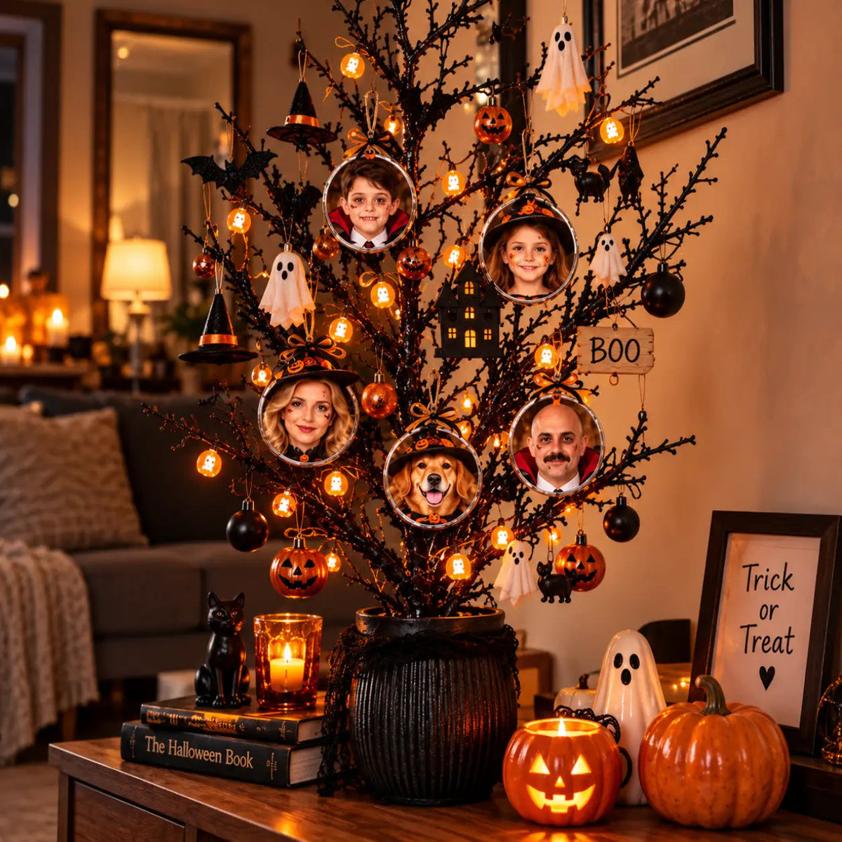 DigitalBadges on a Halloween tree