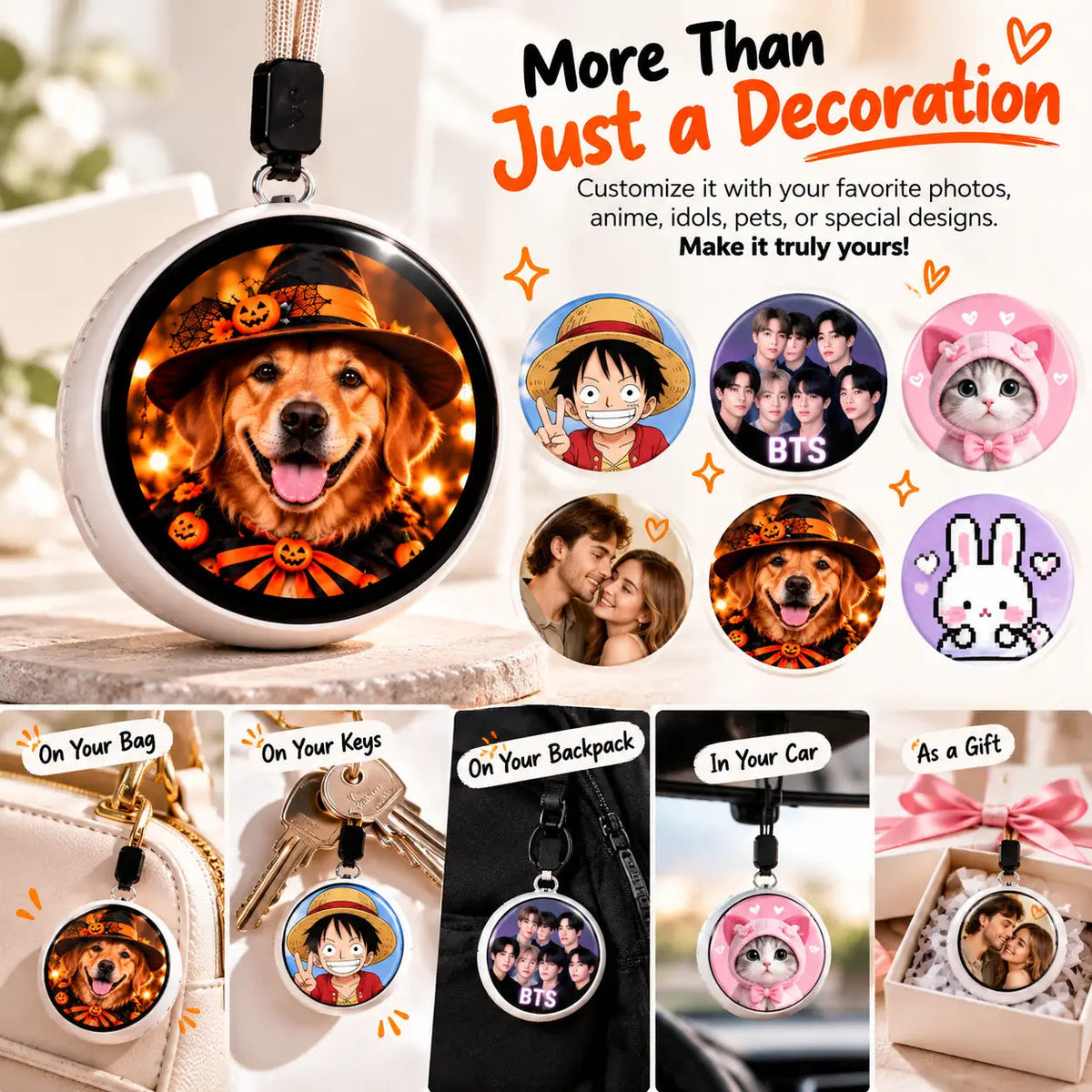 DigitalBadge customized with favorite photos